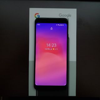 アンドロイド(ANDROID)のpixel3 64GB SIMフリー+純正ケース(スマートフォン本体)