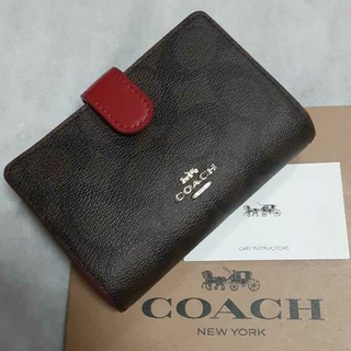 コーチ(COACH)の【新品】コーチ COACH 二つ折り財布  F23553(財布)
