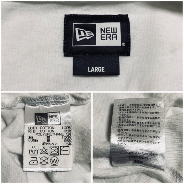 NEW ERA(ニューエラー)のメンズ　Tーシャツ　NEW  ERA    largeサイズ メンズのトップス(Tシャツ/カットソー(半袖/袖なし))の商品写真