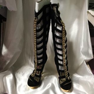 ヴェルサーチ(VERSACE)の値下げ❗️ブーツ　ダンサー　バーレスク　ポールダンサー　コスプレ(ブーツ)