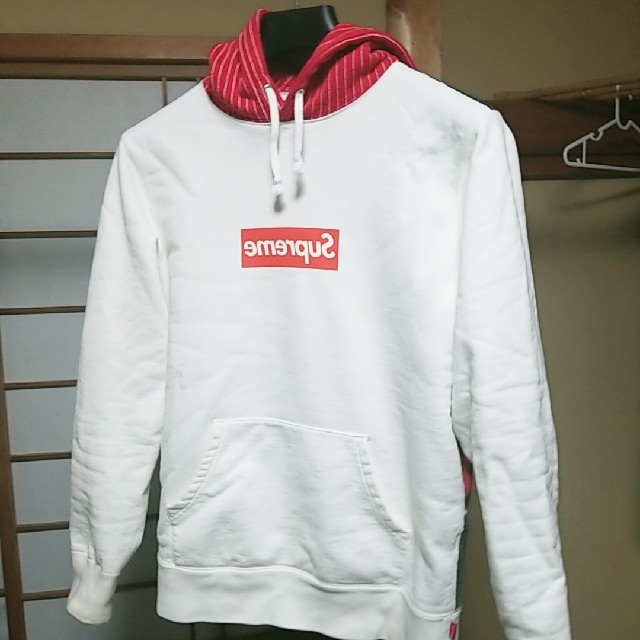 メンズ最安値 supreme box logo コム・デ・ギャルソン