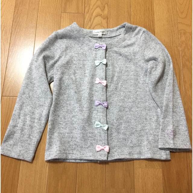 anyFAM(エニィファム)のanyFAM エニィファム カーディガン 120センチ キッズ/ベビー/マタニティのキッズ服女の子用(90cm~)(カーディガン)の商品写真