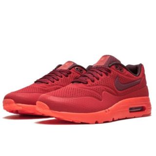 ナイキ(NIKE)のair max 1 ultra moire "Triple Red" 28cm(スニーカー)