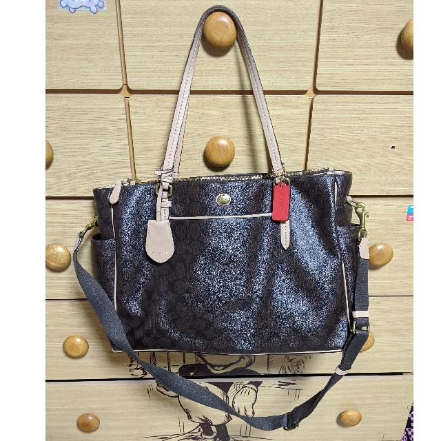 COACH - お値下げ！大容量！COACH マザーズバッグ トートバッグ♪