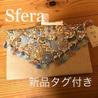 ザラキッズ(ZARA KIDS)の【新品タグ付き】日本未入荷Sfera ビーズ刺繍が可愛いショルダー2wayバッグ(ショルダーバッグ)