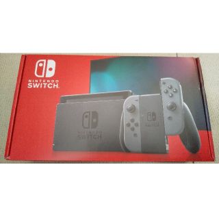 ニンテンドースイッチ(Nintendo Switch)の【新品】【新型】Nintendo Switch グレー(家庭用ゲーム機本体)