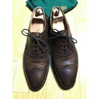 クロケットアンドジョーンズ(Crockett&Jones)の【美品】Crockett&Jonesフルブローグシューズ UK7.5(ドレス/ビジネス)