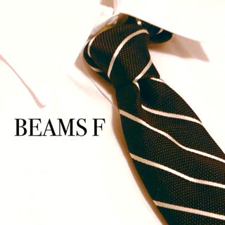 ビームス(BEAMS)の年始セール　若者人気　BEAMSF ビームスエフ　ネクタイ　ストライプ　ブラウン(ネクタイ)
