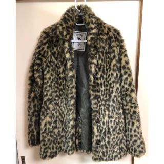 moussy ヒョウ柄 ファーコート サイズ2