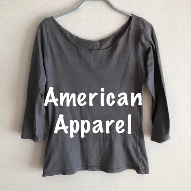 American Apparel(アメリカンアパレル)の七分袖 切りっぱなし トップス / アメリカンアパレル レディースのトップス(カットソー(長袖/七分))の商品写真