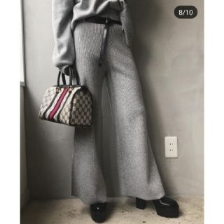 アメリヴィンテージ(Ameri VINTAGE)のAmeri【タグ付新品】ベルト付き！ニット　パンツ(カジュアルパンツ)