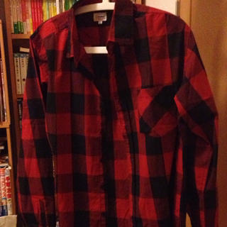 ウィゴー(WEGO)の赤チェックシャツ(シャツ/ブラウス(長袖/七分))