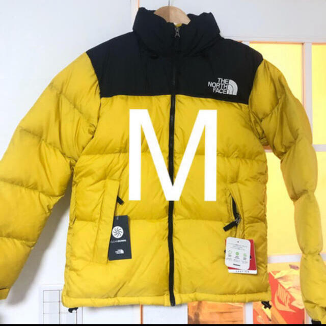 2018AW ノースフェイス ヌプシ ダウン ジャケット M レオパードイエロー