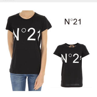 ヌメロヴェントゥーノ(N°21)のヌメロヴェントゥーノN°21ロゴTシャツ F031 6363(Tシャツ(半袖/袖なし))