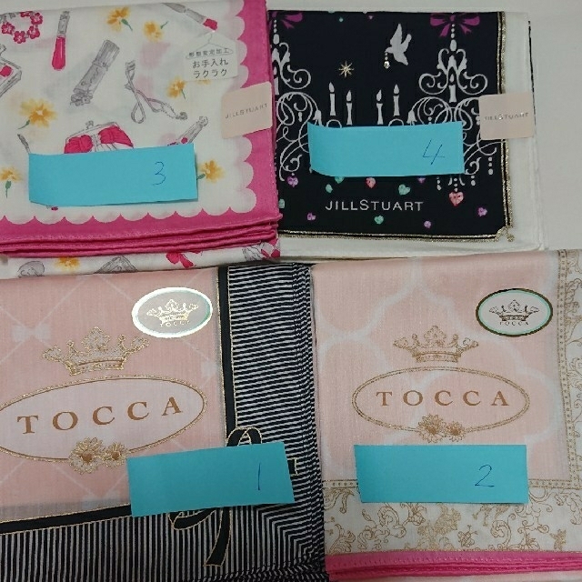 TOCCA(トッカ)のTOCCAハンカチ ジルスチュアート6枚セット レディースのファッション小物(ハンカチ)の商品写真