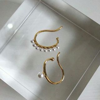 アダムエロぺ(Adam et Rope')のimport pearl ear cuff set #230(イヤーカフ)