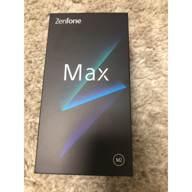 【新品未使用】ASUS ZenFone Max (M2)(ミッドナイトブラック)