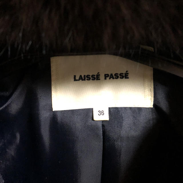 LAISSE PASSE(レッセパッセ)のレッセパッセダッフルコート美品 レディースのジャケット/アウター(ダッフルコート)の商品写真