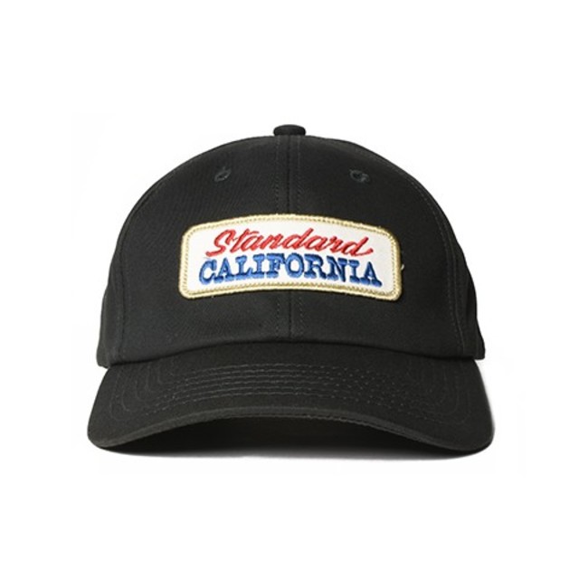 STANDARD CALIFORNIA(スタンダードカリフォルニア)の新品スタンダードカリフォルニア/ロゴパッチツイルキャップtwill cap黒 メンズの帽子(キャップ)の商品写真