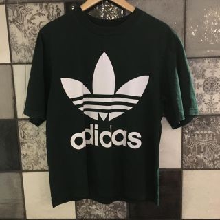 アディダス(adidas)のアディダス  Tシャツ　M グリーン(Tシャツ/カットソー(半袖/袖なし))