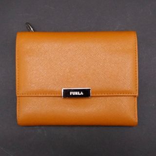 フルラ(Furla)のフルラ FURLA 三つ折り財布 オレンジ 財布 レディース 女性用 正規品(財布)