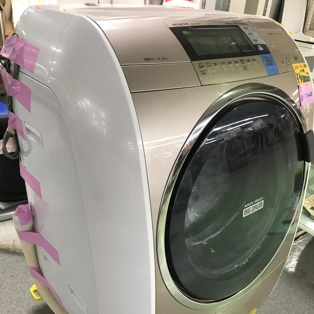 最新入荷】 日立 ドラム式洗濯乾燥機10kg 【2014年製】日立BD-V9600 ...