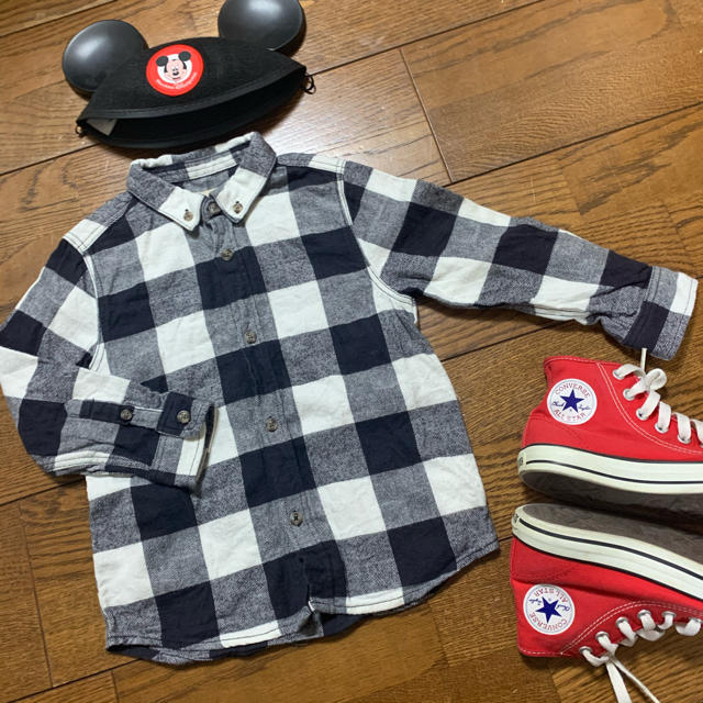 ZARA KIDS(ザラキッズ)のzara boys⭐︎ブロックシャツ キッズ/ベビー/マタニティのキッズ服男の子用(90cm~)(ブラウス)の商品写真