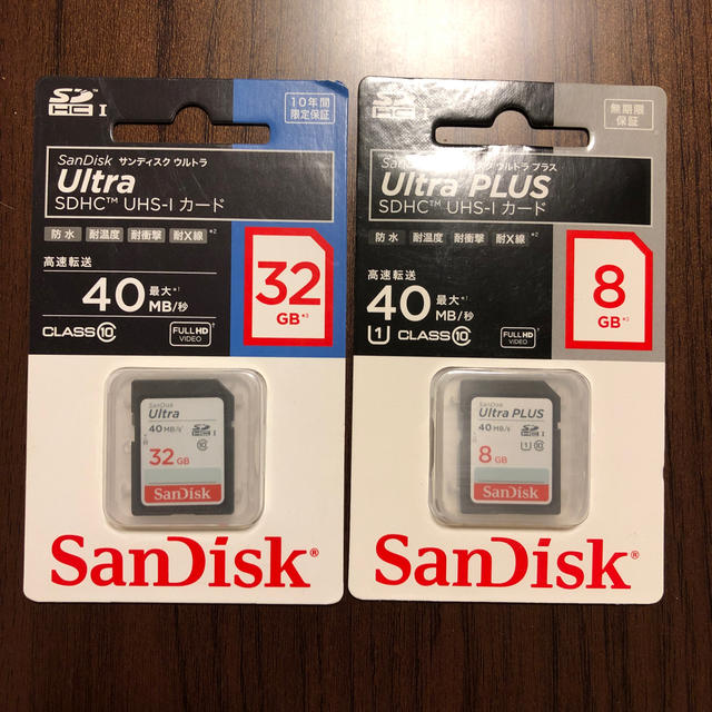 SanDisk - 新品未使用 SanDisk SDカード 32GB 8GB セットの通販 by モナママ's shop｜サンディスクならラクマ