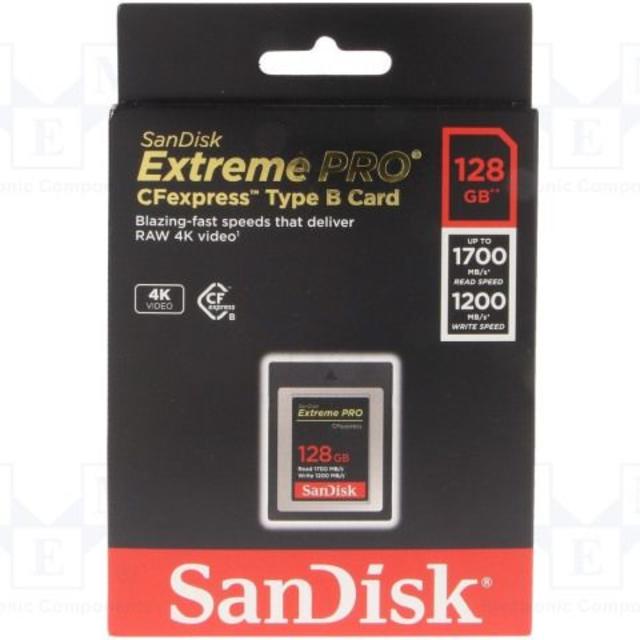 送料無料/プレゼント付♪ サンデスク製 128GB CFexpress Type B カード