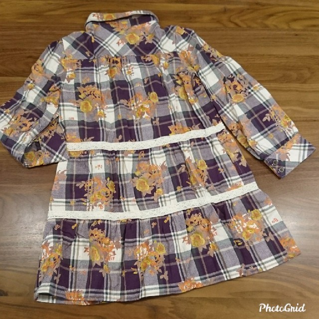 3can4on(サンカンシオン)のみにちび。様専用。ワンピース 120 キッズ/ベビー/マタニティのキッズ服女の子用(90cm~)(ワンピース)の商品写真