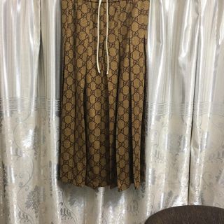 グッチ(Gucci)のGUCCIテクニカルジャージスカート(ロングスカート)