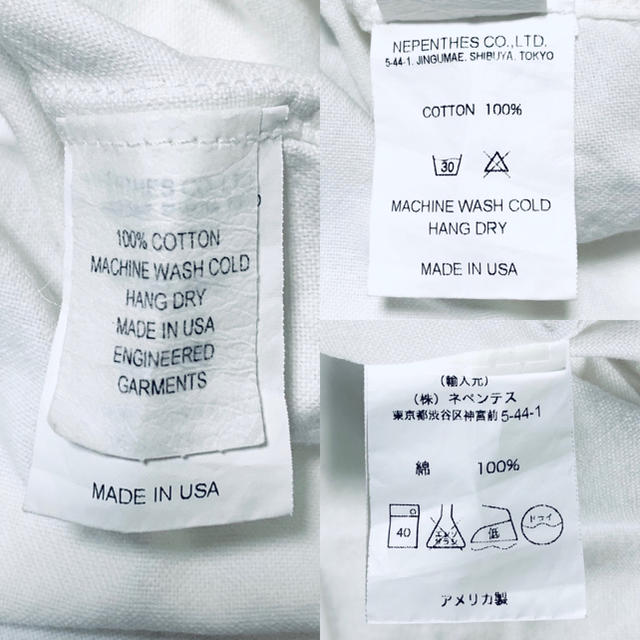 Engineered Garments(エンジニアードガーメンツ)の◆ENGINEERED GARMENTS◆アメリカ製◆定価26,000程 メンズのトップス(シャツ)の商品写真