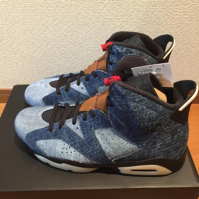 NIKE AIR JORDAN6 RETRO WASHED DENIM 29cm 1