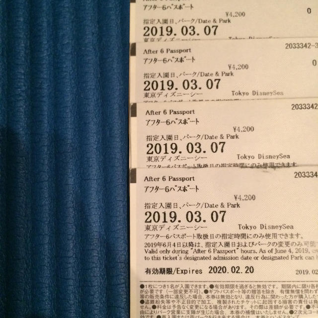 Disney 東京ディズニーランド ディズニーシー アフター6パスポートの通販 By Mitu S Shop ディズニーならラクマ