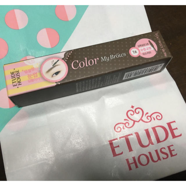 ETUDE HOUSE(エチュードハウス)のエチュードハウス  新品 眉マスカラ  アイブロウ リッチブラウン ミシャ コスメ/美容のベースメイク/化粧品(眉マスカラ)の商品写真