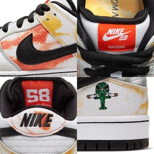 NIKE(ナイキ)の26.5★NIKE SB★DUNK LOW ROSWELL RAYGUNS 白 メンズの靴/シューズ(スニーカー)の商品写真