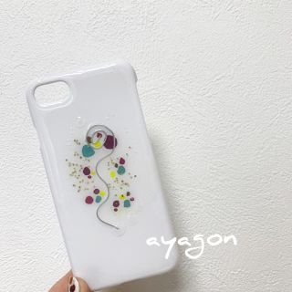 フラワー(flower)のハンドメイドiPhoneケース🎨❤︎(iPhoneケース)