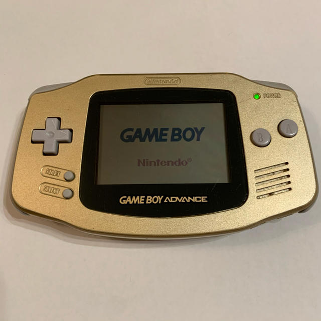 ゲームボーイアドバンス(ゲームボーイアドバンス)のゲームボーイアドバンス ゴールド GBA 本体 動作確認済み 取扱説明書付き エンタメ/ホビーのゲームソフト/ゲーム機本体(携帯用ゲーム機本体)の商品写真