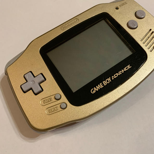 ゲームボーイアドバンス(ゲームボーイアドバンス)のゲームボーイアドバンス ゴールド GBA 本体 動作確認済み 取扱説明書付き エンタメ/ホビーのゲームソフト/ゲーム機本体(携帯用ゲーム機本体)の商品写真