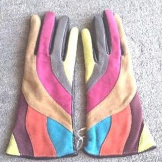 セール Gloves スエード　レディース革手袋　7インチ　Мサイズ(手袋)