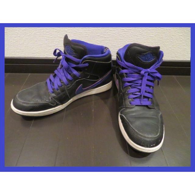 Nike レアカラー ジョーダン１ 28ｃｍ ブラック パープル 黒 紫 ナイキの通販 By べっかむ17 S Shop ナイキならラクマ