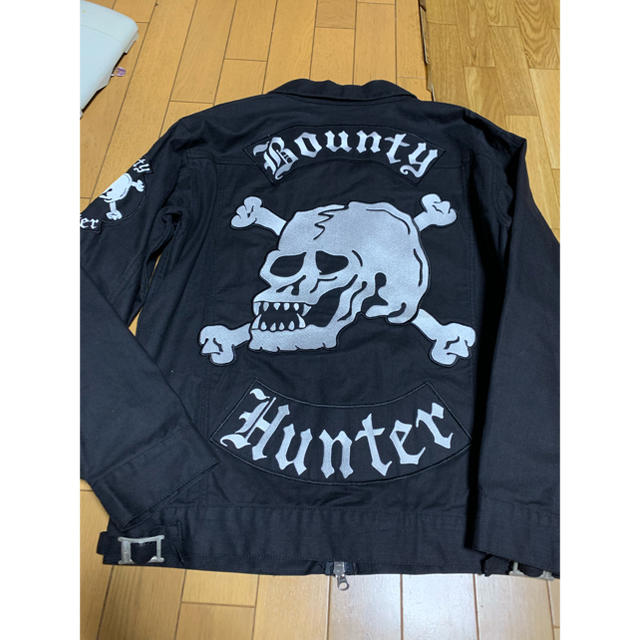 BOUNTY HUNTER バウンティーハンター スカル柄スタジャン M