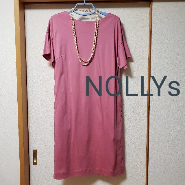 NOLLEY'S(ノーリーズ)のピンク　ワンピース レディースのワンピース(ひざ丈ワンピース)の商品写真