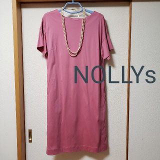 ノーリーズ(NOLLEY'S)のピンク　ワンピース(ひざ丈ワンピース)