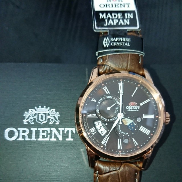 腕時計(アナログ)オリエント (ORIENT) CLASSIC SUN&MOON 機械式腕時計