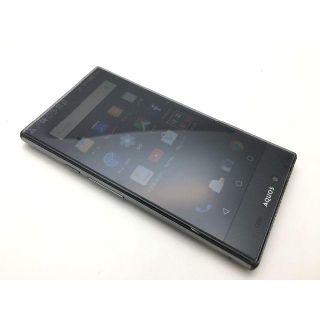 シャープ(SHARP)のSIMフリー AQUOS CRYSTAL Y2 403SH ブラック中古◆212(スマートフォン本体)