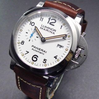 パネライ(PANERAI)の超美品Ｓ番 パネライ PAM01499 ルミノールマリーナ ホワイト文字盤　(腕時計(アナログ))