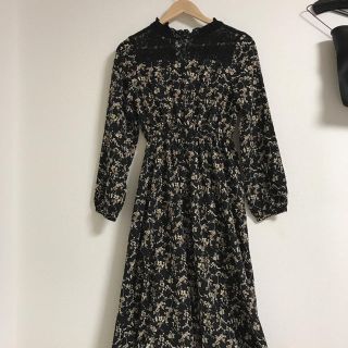 アズノウアズ(AS KNOW AS)の新品 アズノウアズ 花柄ワンピース(ロングワンピース/マキシワンピース)