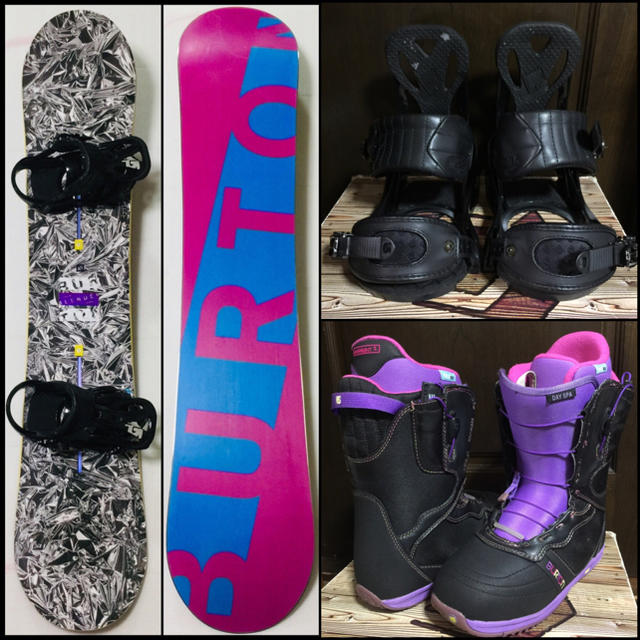 ○BURTON Snowboards…etc♀レディーススノーボードセット○