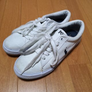 ポロラルフローレン(POLO RALPH LAUREN)のポロラルフローレン Polo Ralph Lauren スニーカー 白(スニーカー)